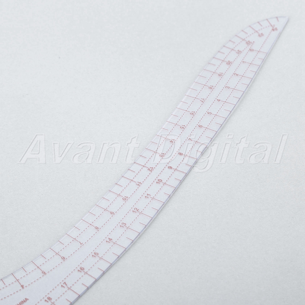 French Curve Comma Shaped Sewing Kit Plastic Curve Ruler Styling Design