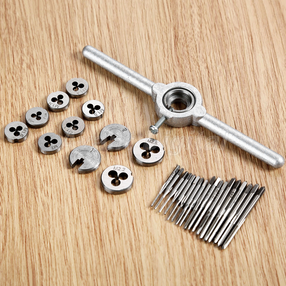 M1M2.5 Metric Thread Screw Tap Threading Die & Wrench Metalworking