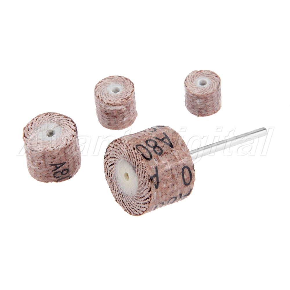 80# Grit Flap Wheel Sander Sanding Disc Replacement Abrasive Grinder Tool 10pcs