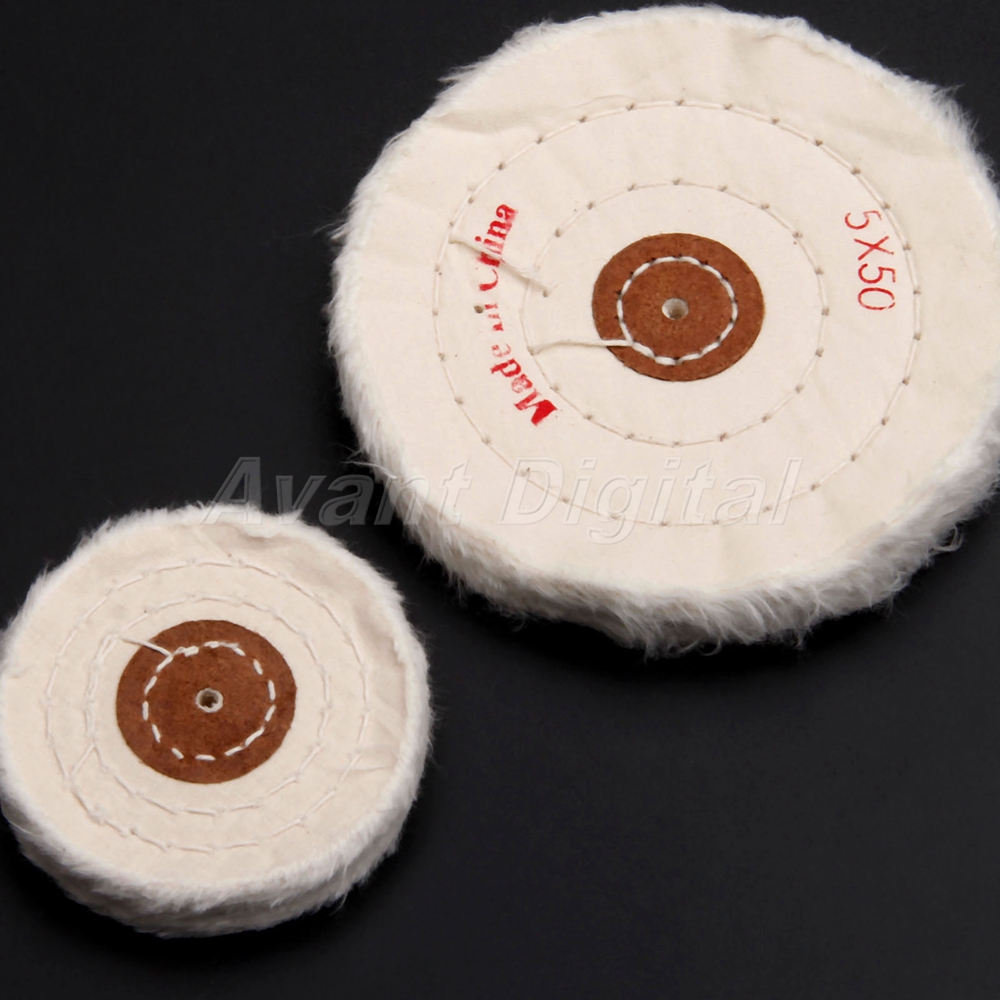 4/" Multi-layers Cotton Cloth Grinding Polishing Wheel Buffing Craft Jewelry Wood