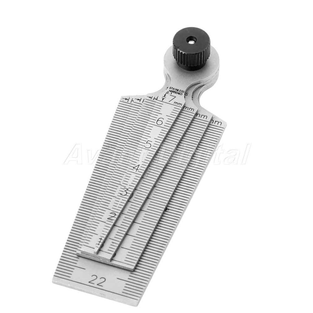 1PC Taper Gauge Welding Gage Slot Width Gap Hole Inspection Tool Range 0-29mm