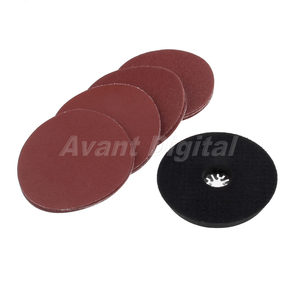 115mm Round Sanding Disc Pad & Grinding Sheet Sandpaper Oscillating