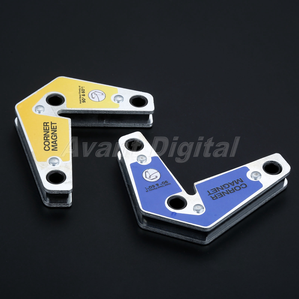 High Quality Strong Welding 60° /& 90° Magnet Corner Magnetic Holder NEW US
