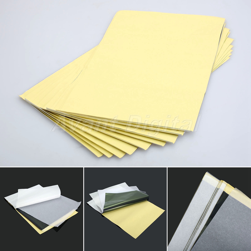 Makeup Reusable 4 Layers Carbon Transfer Paper Stencil Paper Tattoo Supplies eBay
