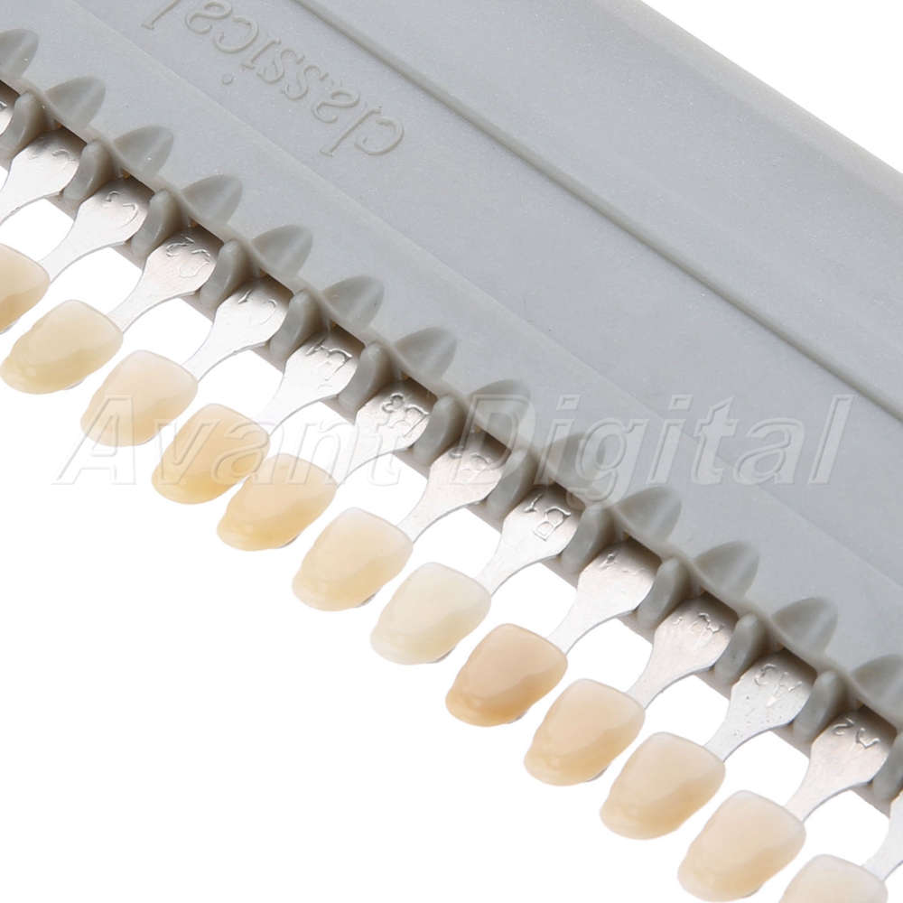 Porcelain Bleaching Teeth Whitening Comparison VITA 16 Colors Dental