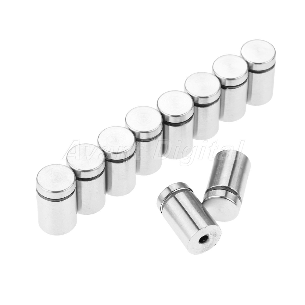 Steel Decor Stand off Bolt Mount Sign Advertisement Standoffs Fixing Pin 25*25mm