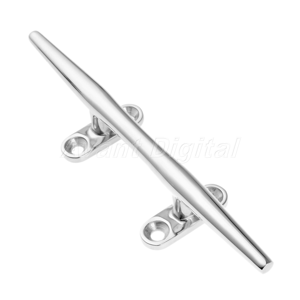 6/" Dock Deck Line Rope Cleat Stainless Steel 316 Heavy Duty Boat Hardware 1 PC