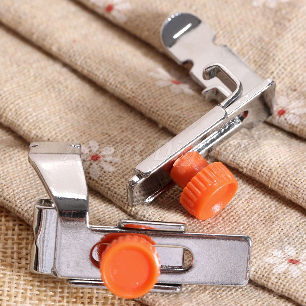 Adjustable Rigid Zipper Foot Home Sewing Machine For Low Shank Singer