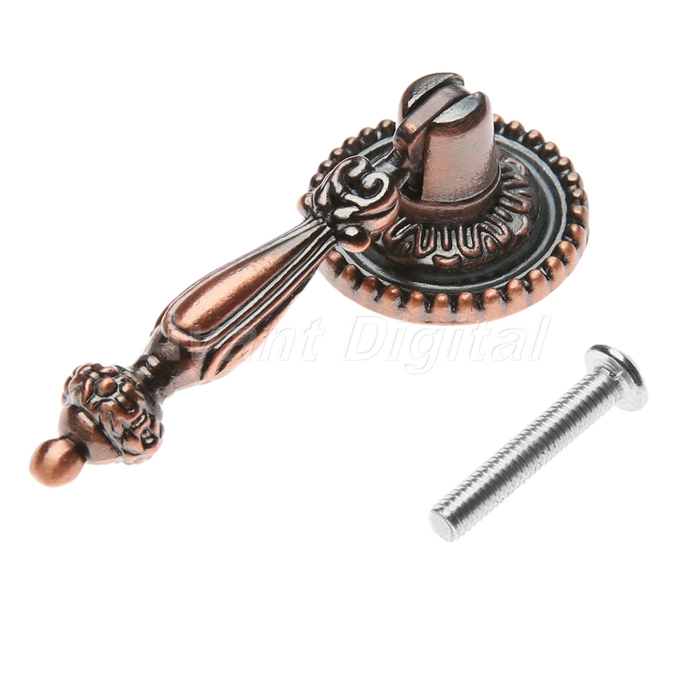 2 Pcs/Set Vintage Hanging Design Handles Antique Drawer Drop