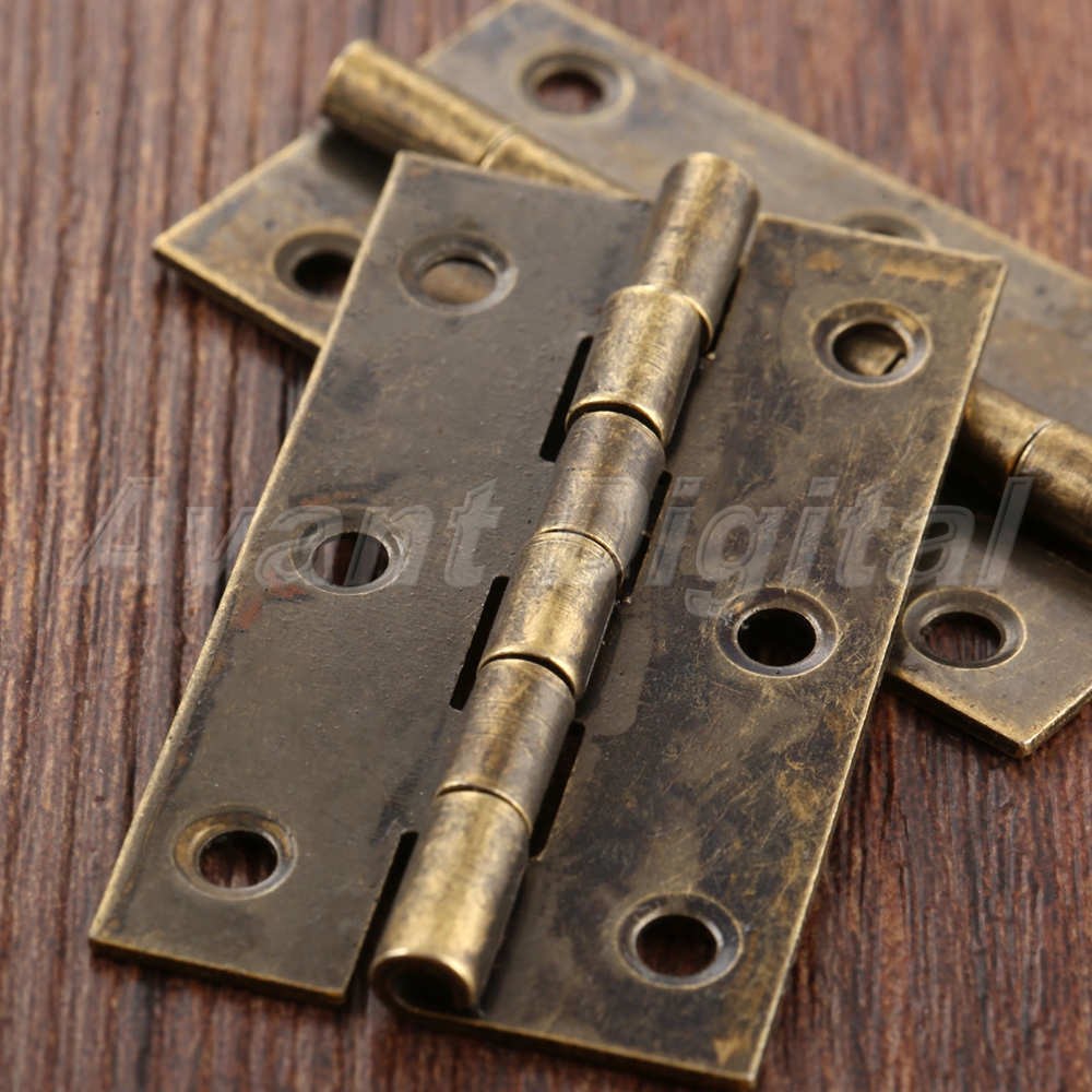 30mmX17mm Antique Bronze Door Hinges Cabinet Drawer Wooden Jewelry Box Hinge