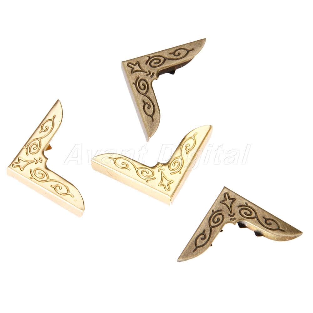 20pcs Corner Protectors Antique Brass Durable Corner Protectors for Albums Menus