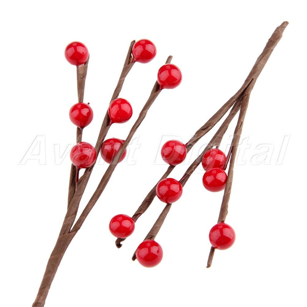 Party Decoration Artificial Berry Bacca Bouquet DIY Wedding Flower Garland 10X