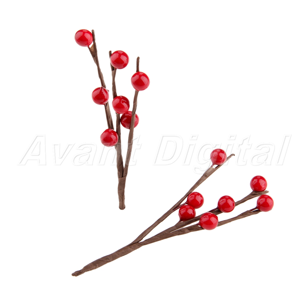 Party Decoration Artificial Berry Bacca Bouquet DIY Wedding Flower Garland 10X