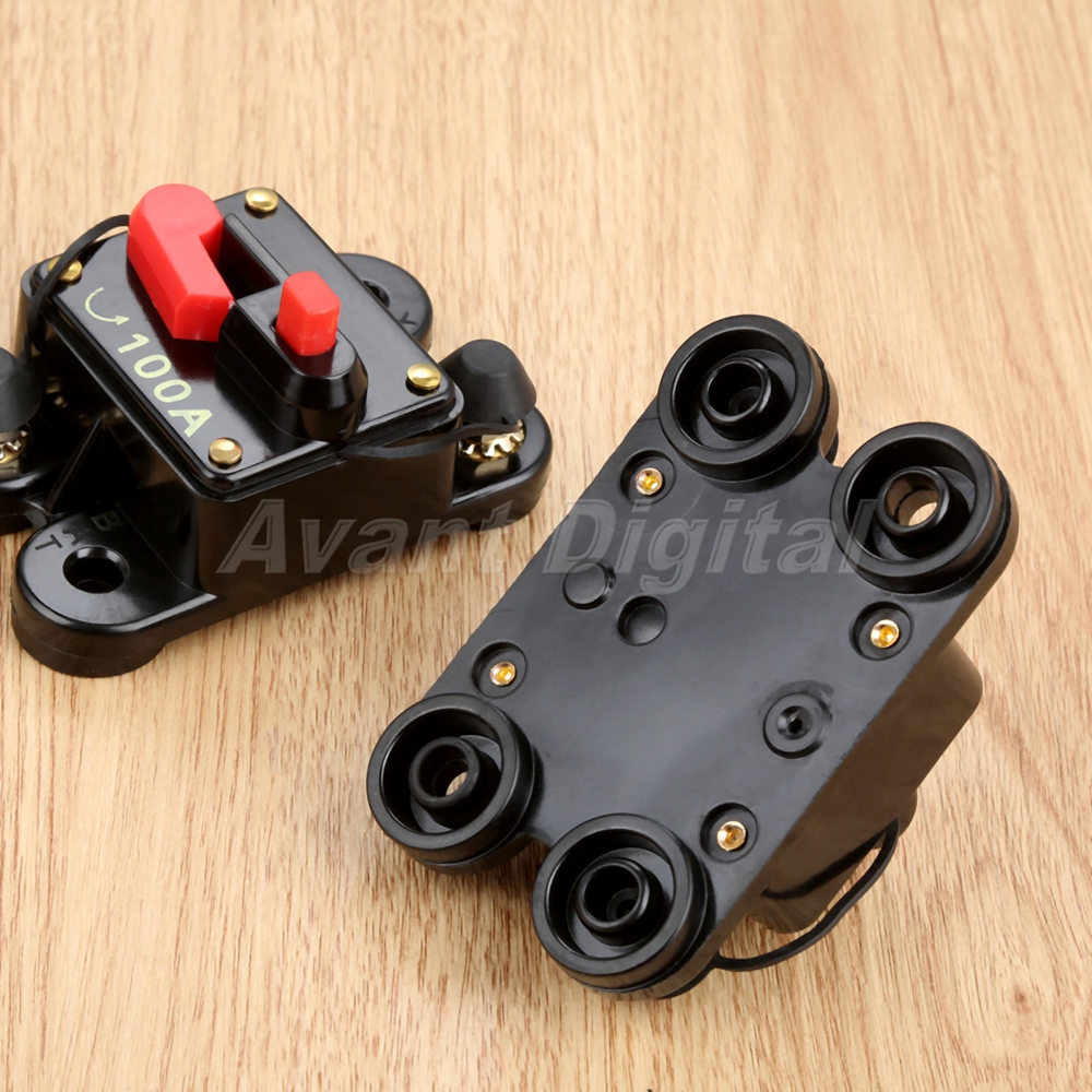 80~300A AMP Car Audio In line Circuit Breaker Manual Reset Boat 12V 24V Fuse HOT